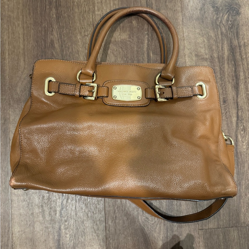 Michael Kors Camel Hamilton bag
